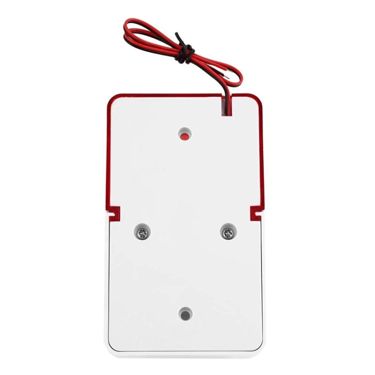 Mini Wired Red Strobe Siren for Burglar Security Alarm, Mini Mini Wired Red Strobe Siren for Burglar Security Alarm, Mini